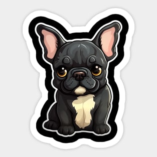 Cute French Bulldog Frenchie Dog Lover Funny Sticker